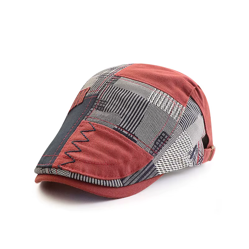Casquette de baseball de luxe ajustable pour homme en coton, casquette plate, casquette Ivy, casquet