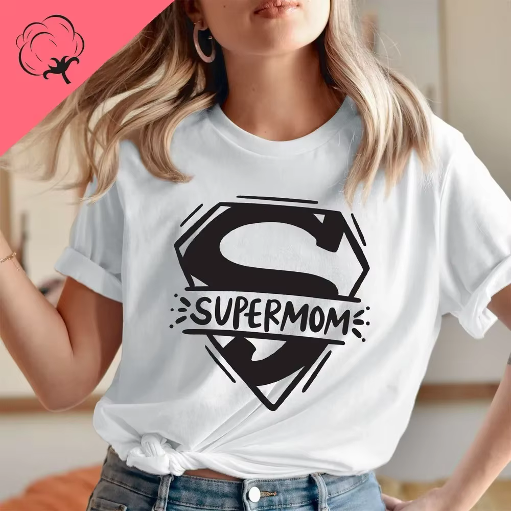 T-shirt pour la fête des mères, Super Mom Superhero, T-shirt pour la fête des mères, hauts pour mama