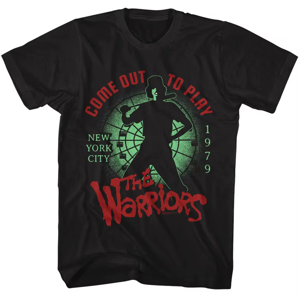 T-shirt The Warriors pour homme – Édition été – Motif graphique du film Armies of the Night – Manche