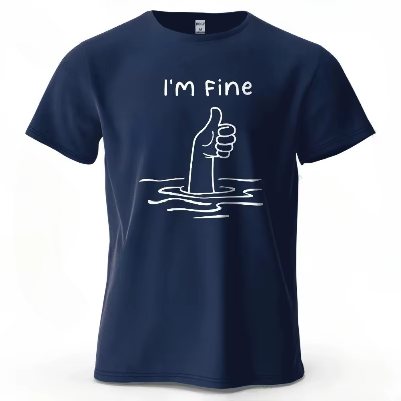 T-shirt pour homme 100% coton, surdimensionné, minimaliste, avec motif de dessin animé, streetwear t