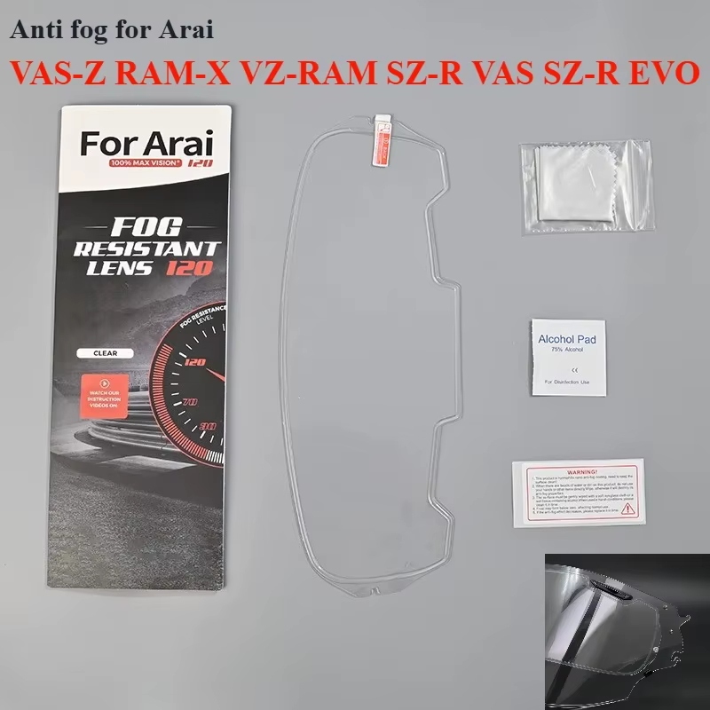 Visière pour casque de moto Arai VAS-Z RAM-X VZ-RAM SZ-R SZ-R VAS SZ-R EVO, écran de protection, par
