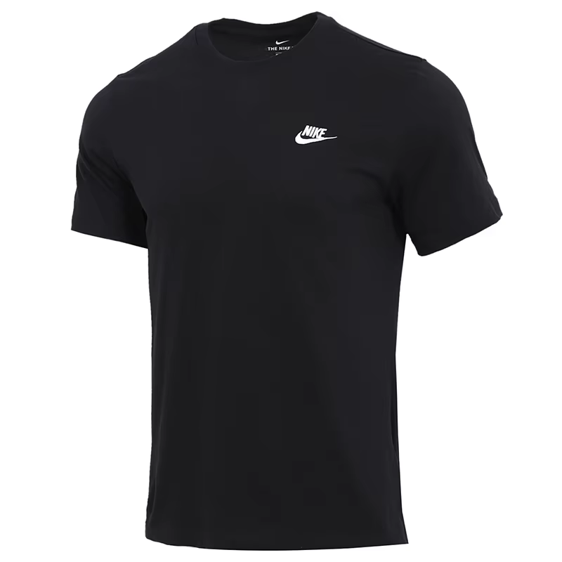 Nike T-shirt à manches courtes et col rond pour homme, respirant et confortable, pour la course à pi