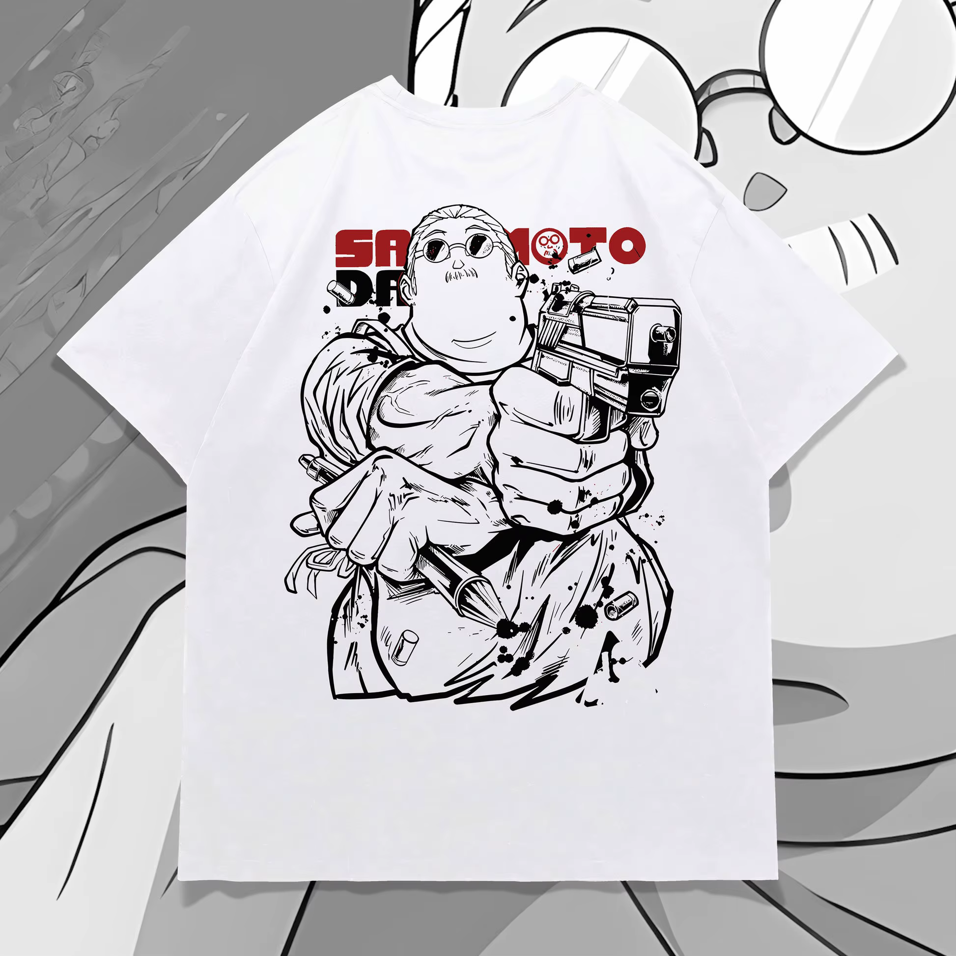 SAKAMOTO DAYS T-shirt pour amoureux de l'anime, vêtements de personnalité pour toute l'année, vêteme