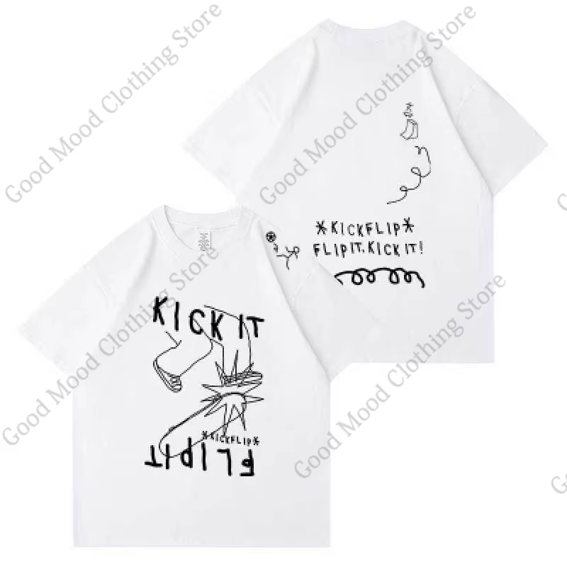 KickFlip T-shirt Kpop mode Flip It Kick It Concert même impression T-shirt femmes hommes haute quali
