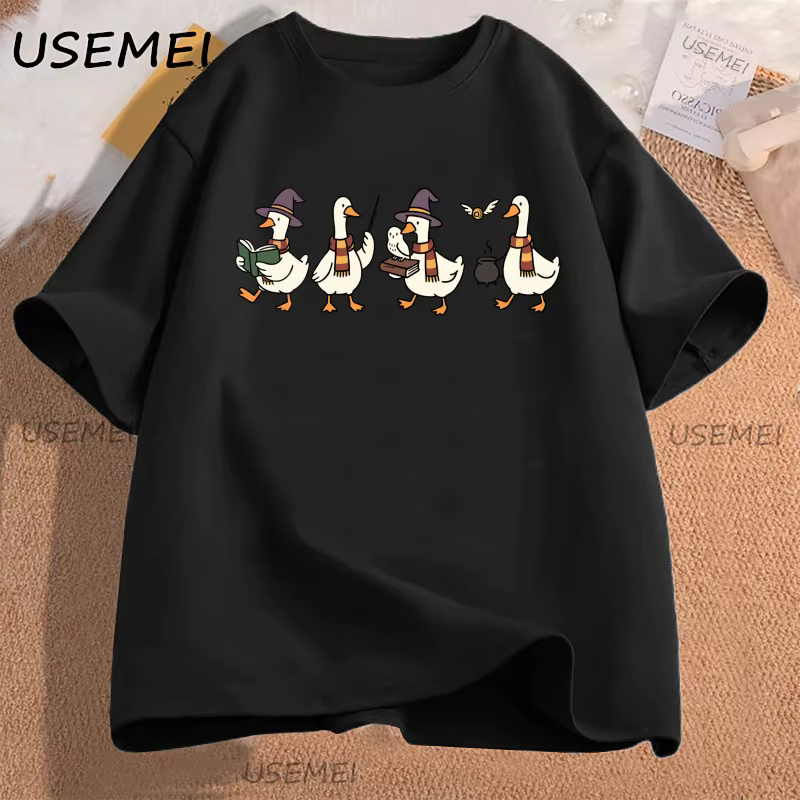 Drôle idiot oie T-Shirt livre amant Bookish T-Shirt décontracté coton vêtements Harajuku col rond ma