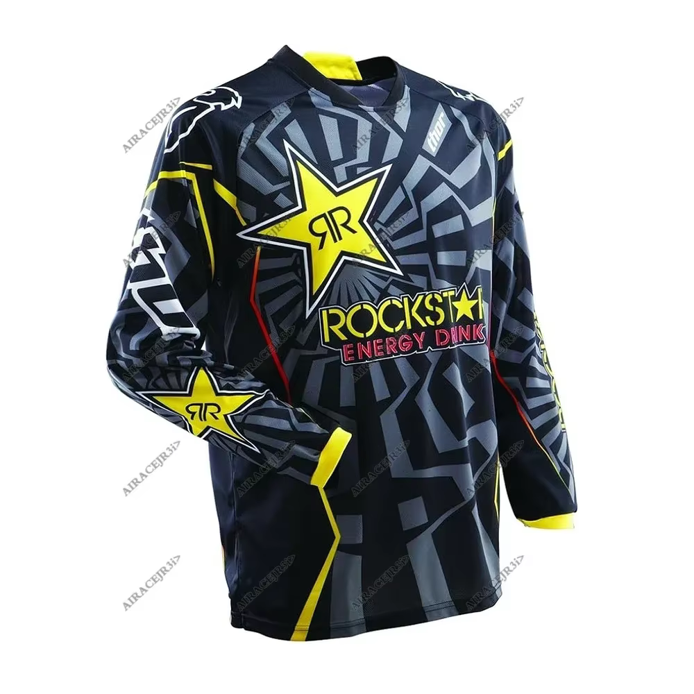 Vêtements de rallye pour vélo de montagne Enduro Motocross, T-shirt à manches longues pour vélo de d