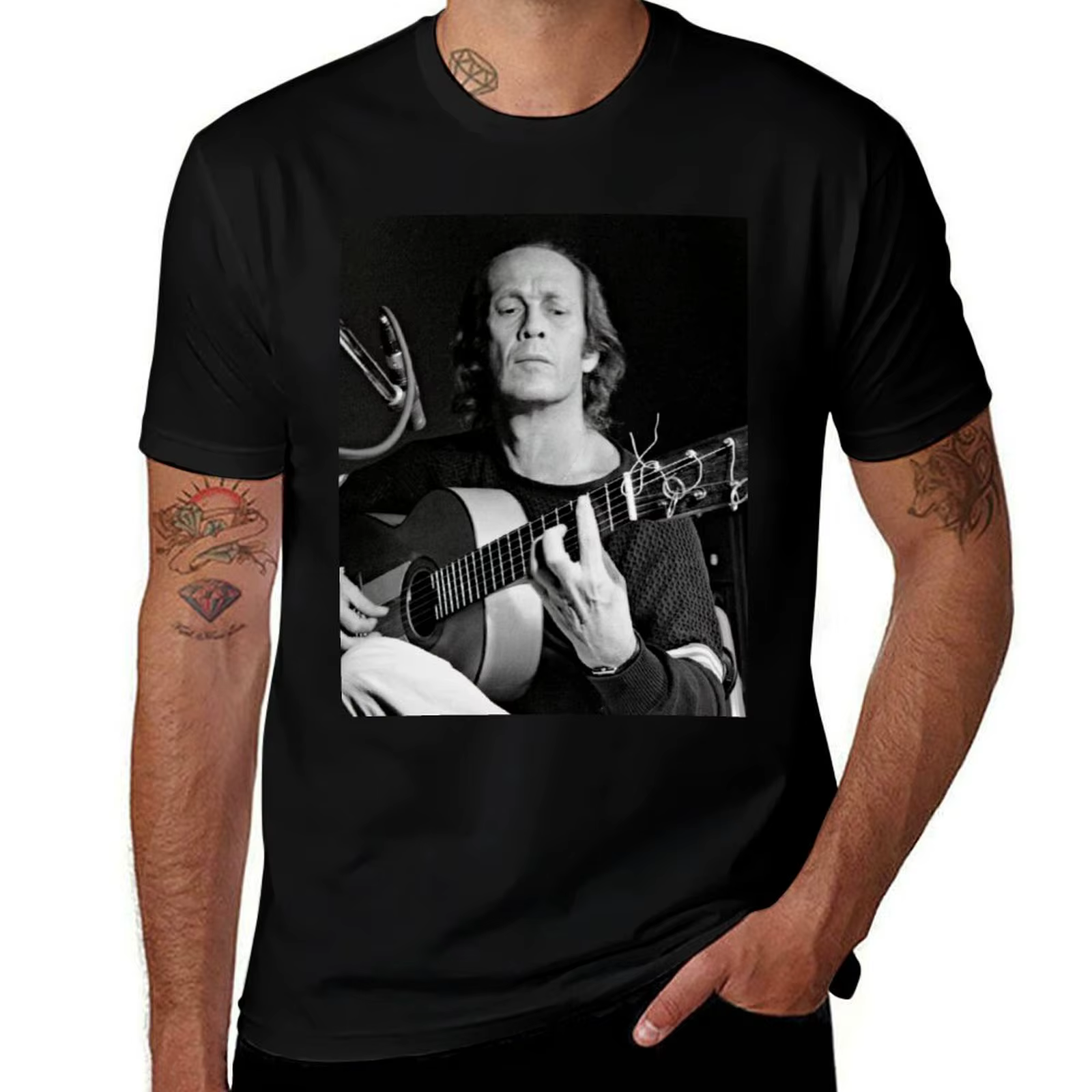 Paco de Lucia T-Shirt g homme t-shirts pour hommes homme T-Shirt été homme graphique T-Shirt