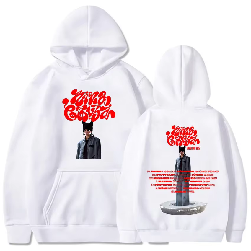 Arena Tour 2025 Nina Chuba sweats à capuche Sudaderas Para Mujer hiver femmes hommes vêtements chant