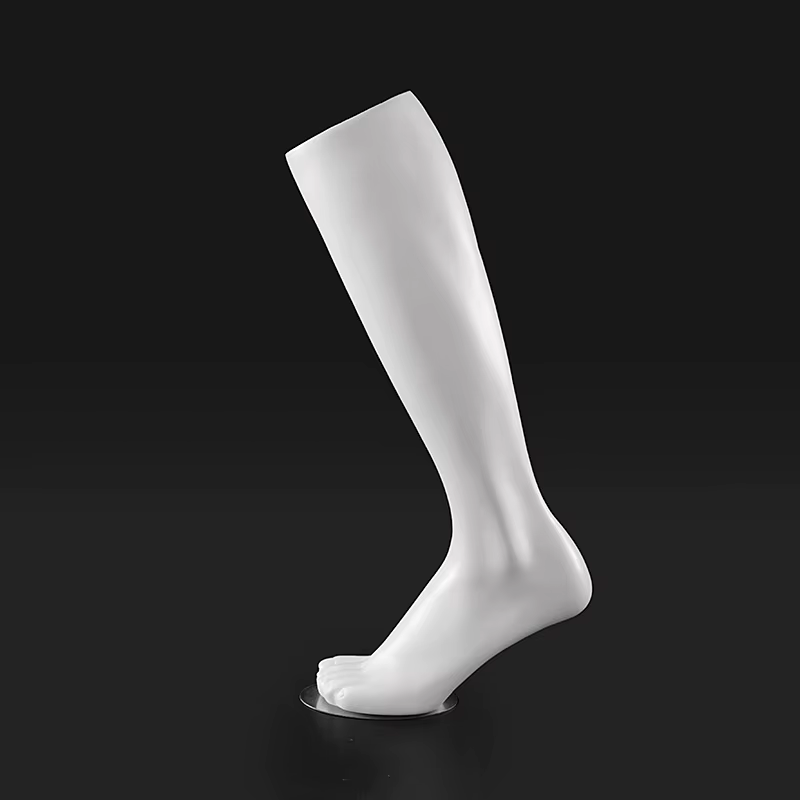 Mannequin de jambe sans couture pour hommes avec aimants, vinyle émaillé, chaussettes de football po