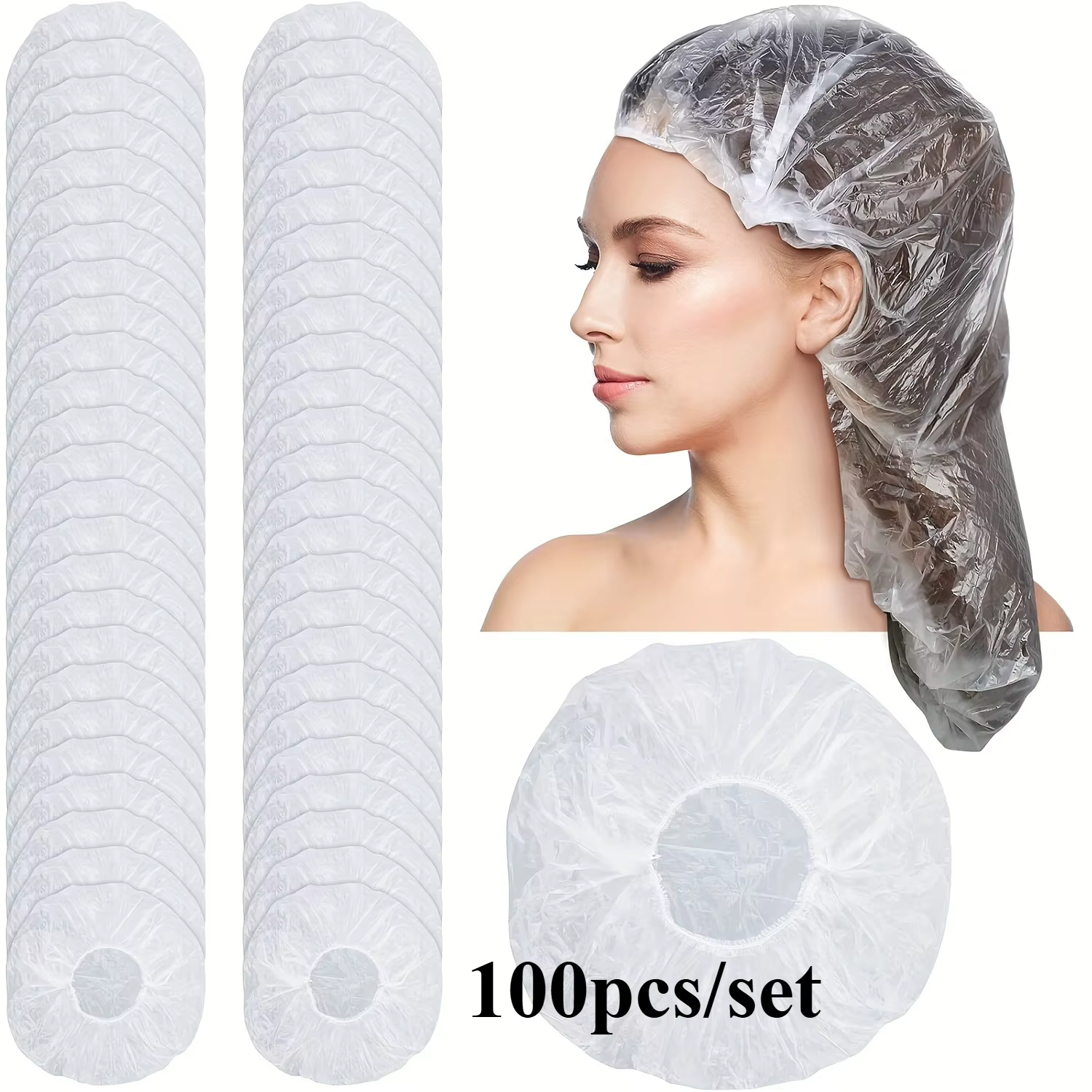 Bonnet de douche jetable - une protection capillaire élastique de haute qualité, adaptée aux femmes 