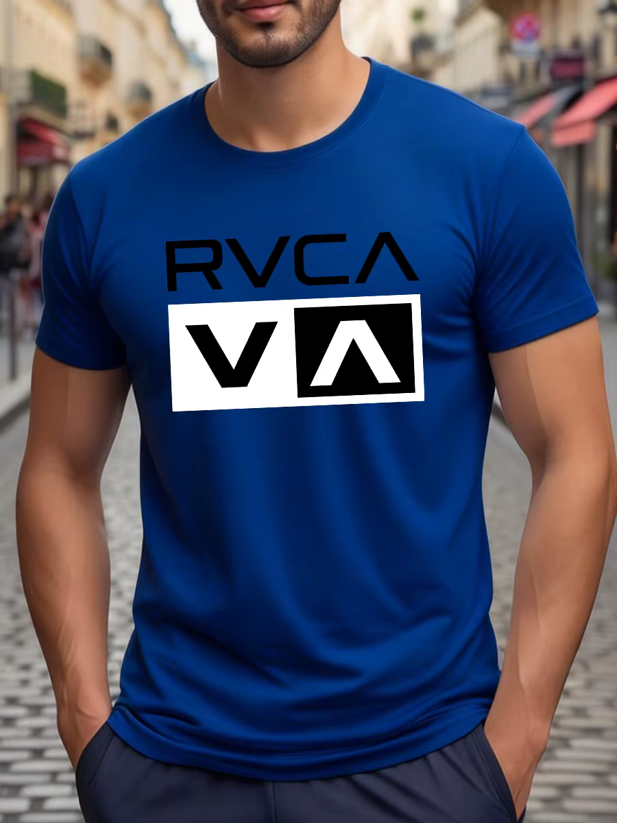 T-shirt blanc à manches courtes et col rond avec imprimé graphique noir