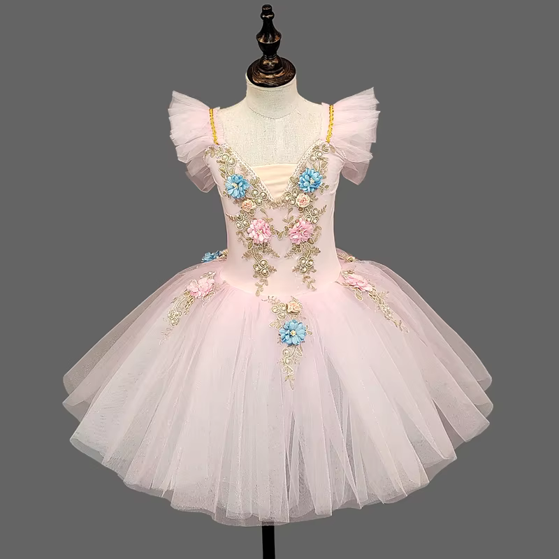 Jupe de ballet pour enfants, jupe de danse pour filles, vêtements d'artiste de ballet, jupe de danse