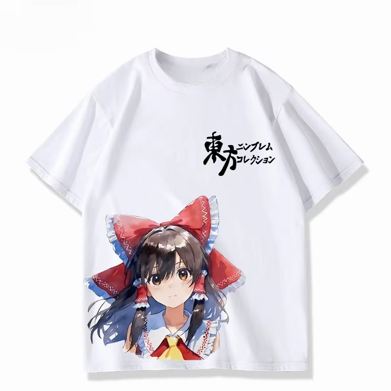 T-shirt en coton Touhou Project, vêtements originaux, nouveau modèle, t-shirt Anime, vêtements toute