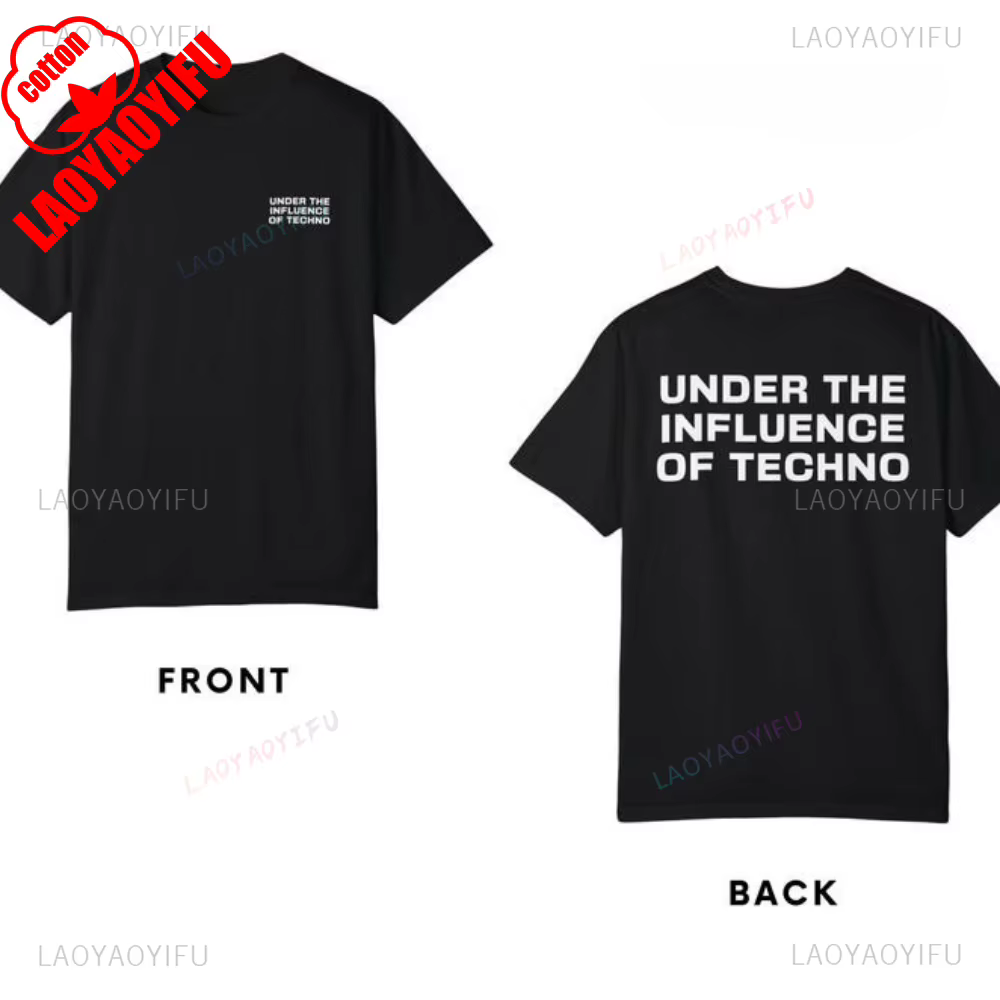 Sous l'influence du Festival Techno Rave, tenue de fête musicale, t-shirts graphiques pour femmes et