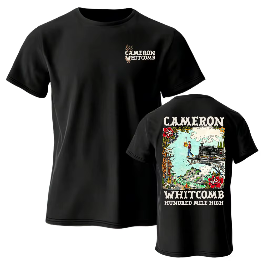 T-shirt Hundred Mile High CAMERON WHITCOMB Design Graphic Merch, t-shirts d'été en coton à manches c