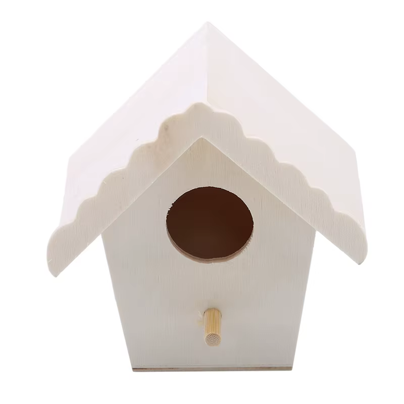 Nid d'oiseau en bois pour jardin, cages à oiseaux en bois, cabine à oiseaux extérieure, décoration d