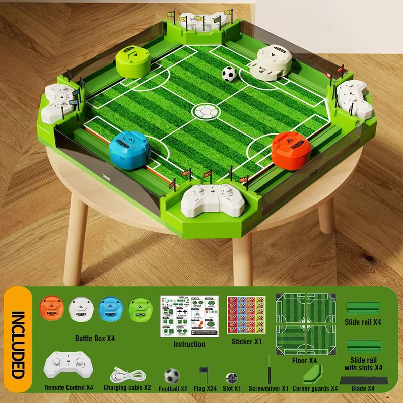 Tables de football, jeu d'arcade pour 4 joueurs, jeu de table amusant pour enfants, adultes, réunion