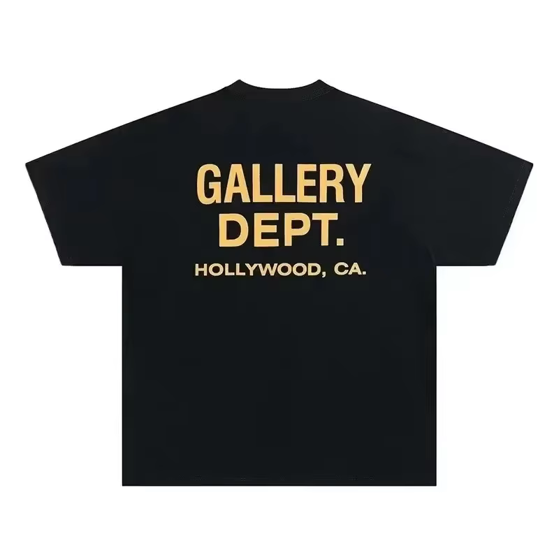 T-shirt Vintage High Street Gallery Dept imprimé, motif lettres tendance, col rond décontracté, pour