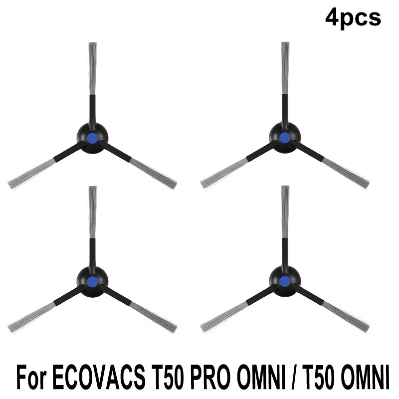 ECOVACS T50 PRO OMNI / T50 OMNI, accessoires, brosses latérales principales, tissus de vadrouille, f