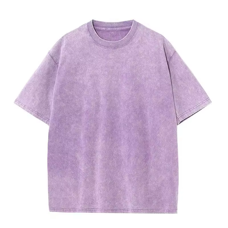 Hip Hop T-shirt hommes mode coton Harajuku multicolore surdimensionné lavé T-shirt femmes unisexe ét