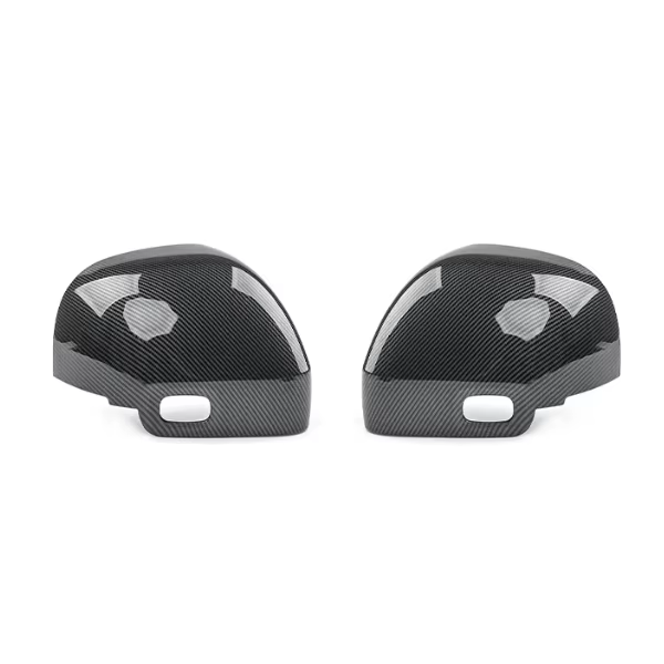 Accessoires extérieurs, garniture de décoration de rétroviseur de voiture en fibre de carbone pour H