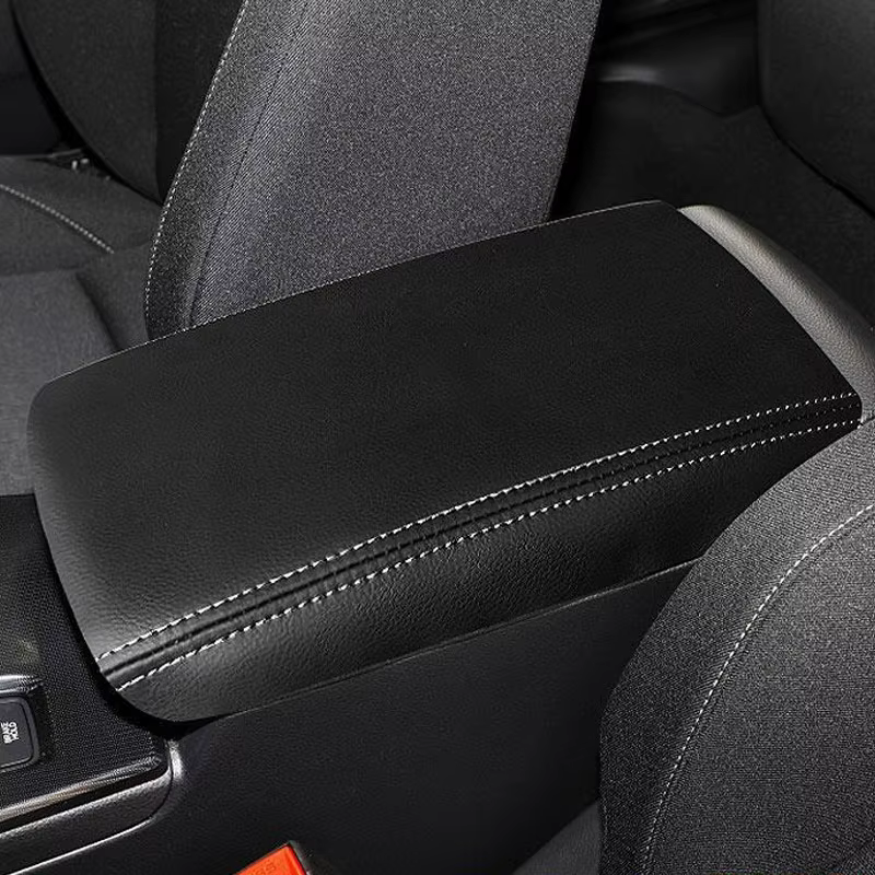 Juste de protection pour boîte d'accoudoir central, coussin en cuir, accessoires de décoration intér