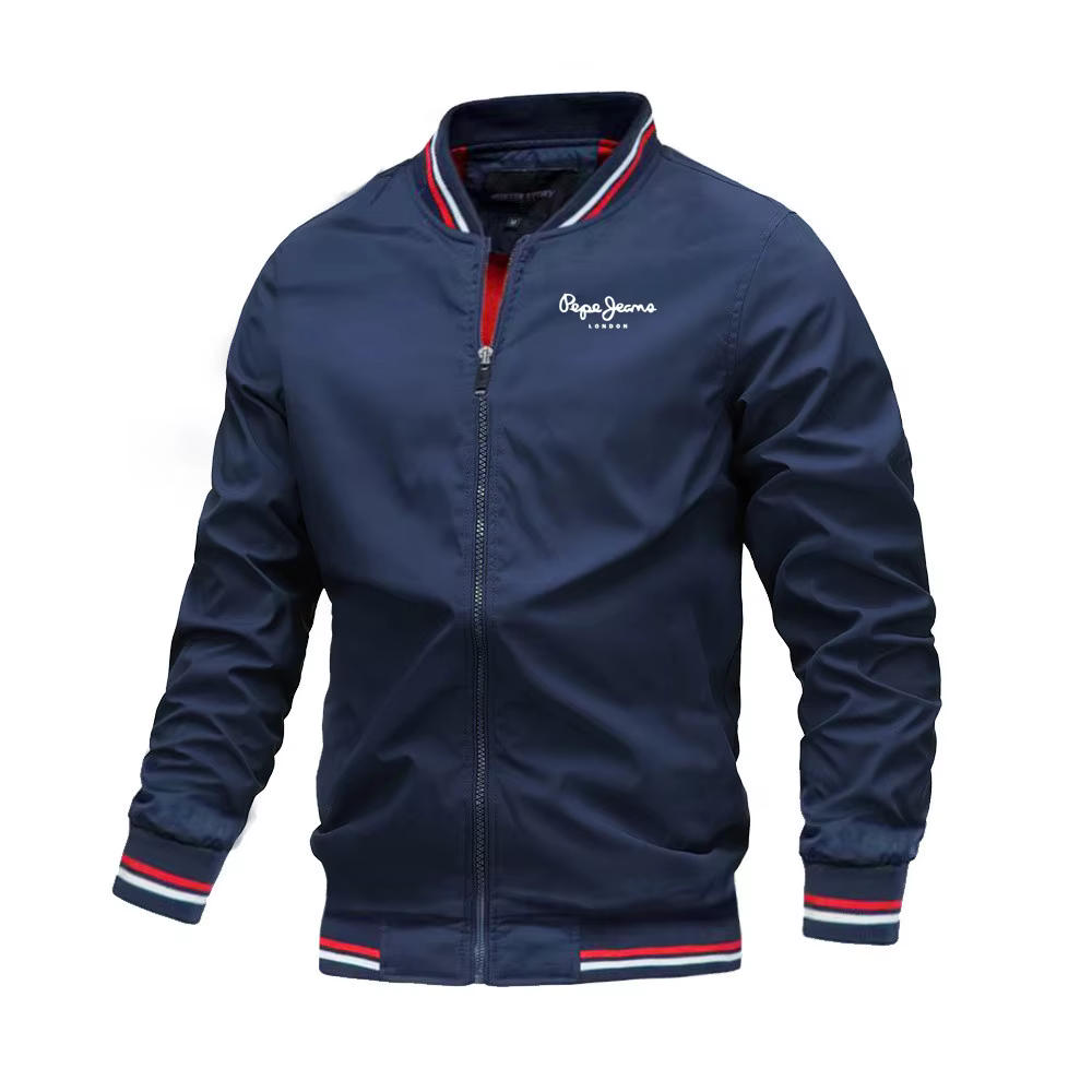 2025 printemps été Bomber veste hommes noir décontracté coupe ajustée Baseball hommes vestes nouvell