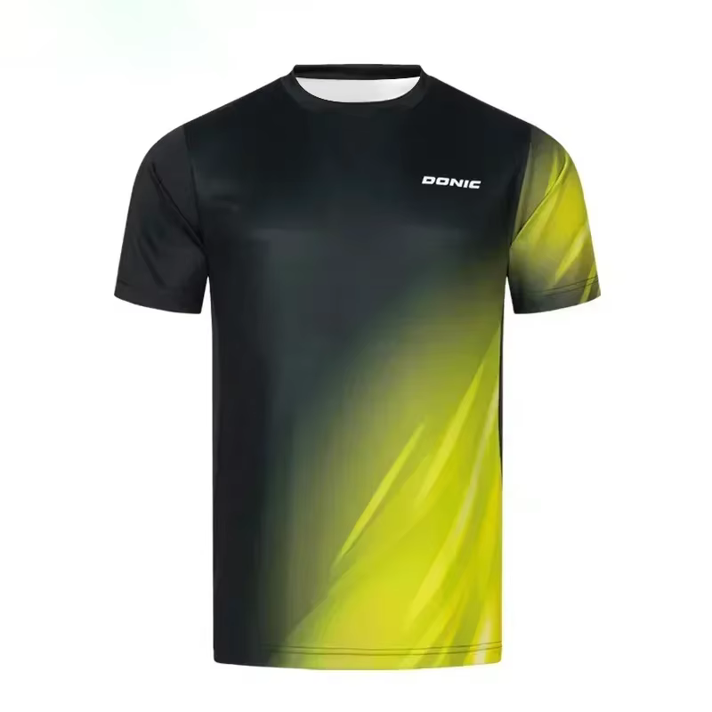 Nouveau T-Shirt de Tennis de Table pour hommes avec impression 3D T-Shirt de Badminton respirant d'é