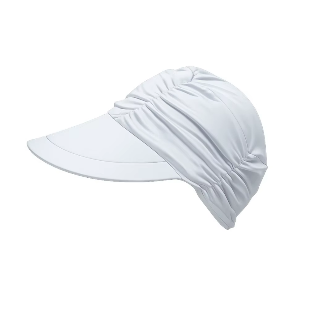 Chapeau de soleil à large bord pour femme, ajustement élastique, protection UV, visière rafraîchissa