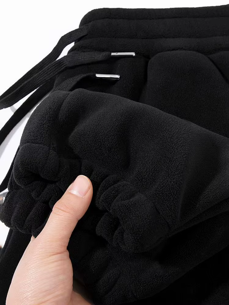 Hiver chaud polaire survêtement pantalon hommes épaissir automne Sport Jogging pantalons de survêtem