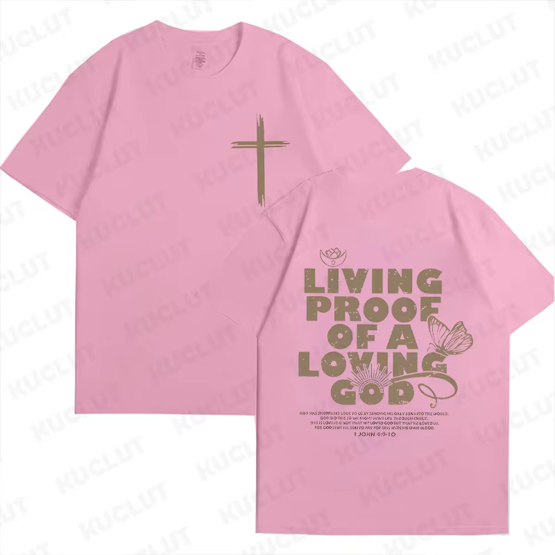T-shirt femme avec impression graphique de la foi chrétienne, tee-shirt femme Y2K, vêtements décontr