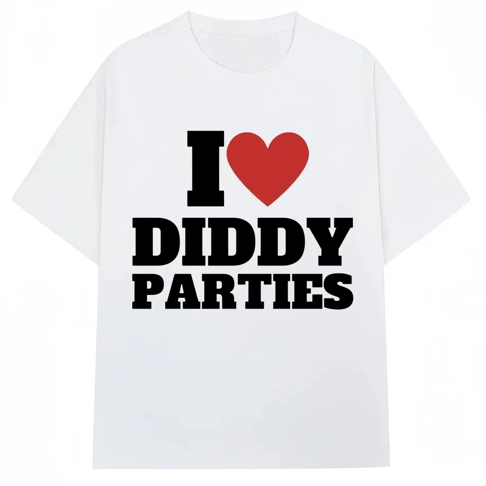 J'aime les fêtes drôle impression T-shirt nouveauté créativité mode hommes femmes à manches courtes 