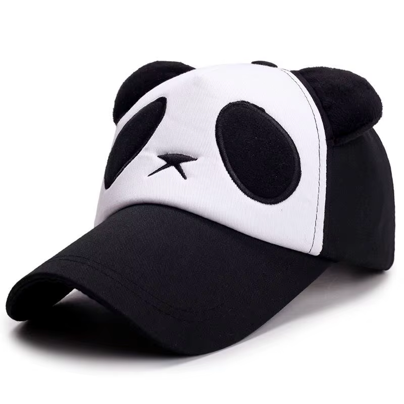 Casquettes de Baseball Panda mignon d'été pour hommes femmes coton Hip Hop Snapback chapeaux Protect