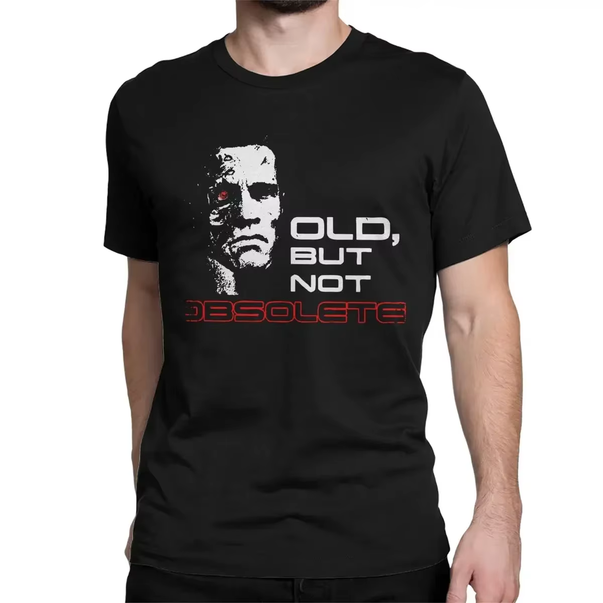 T-Shirt homme Terminator classique vieux mais pas obsolète coton T-Shirt à manches courtes T-Shirt c