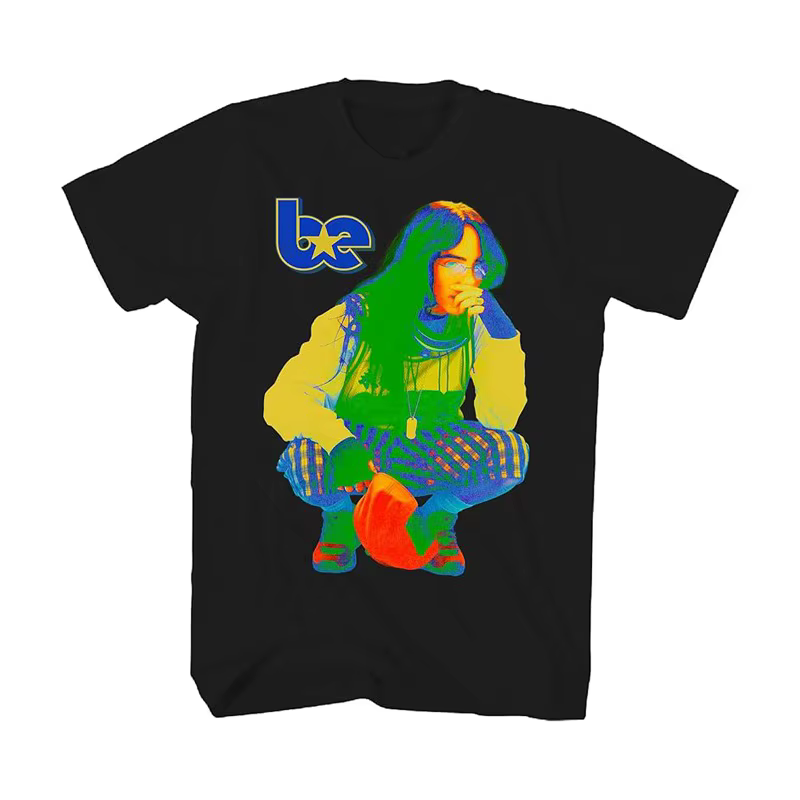 T-shirts amples pour hommes et femmes sur le thème du rock, inspirés de Billie Eilish, la paroliste 