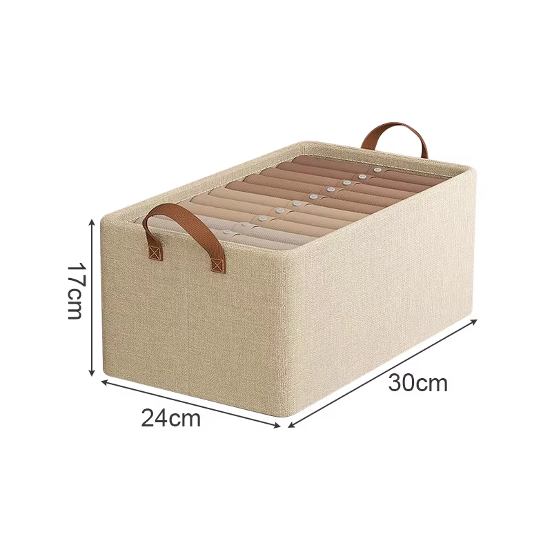 Panier de rangement pour vêtements, 1 pièce, boîte de rangement pour vêtements en tissu Oxford, boît