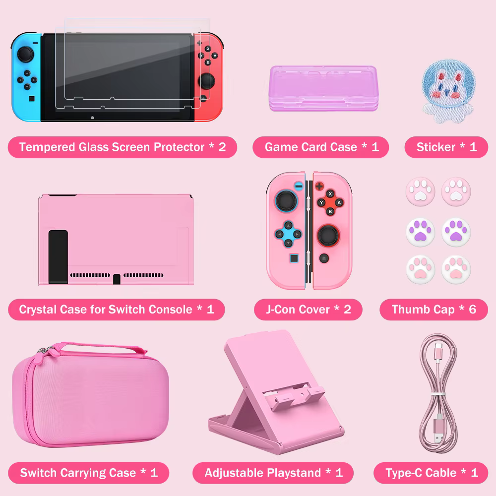 Sac de rangement pour interrupteurs 16 en 1, accessoire pour Console de commutation avec étui de tra