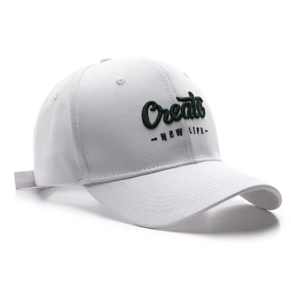 Casquette de baseball FS tendance rouge et verte avec lettres 3D pour hommes et femmes, chapeau d'ét