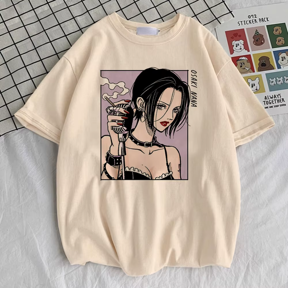 Nana Anime t-shirt femmes Pastel Punk coréen vêtements respirant graphique Pop Culture t-shirt anime