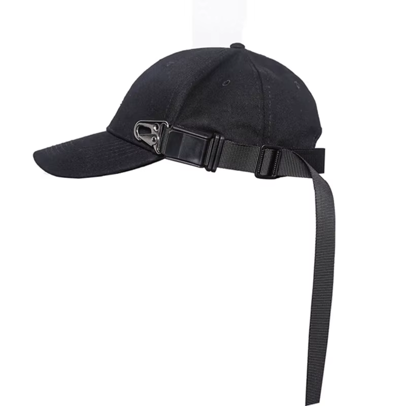 Casquette de Baseball pour hommes et femmes, Punk Hip Hop, Techwear tactique, avec boucle en sangle,