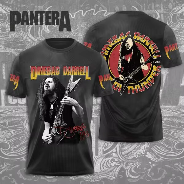 Classique groupe de Rock Pantera Album T-Shirts impression 3D hommes femmes hanche à manches courtes