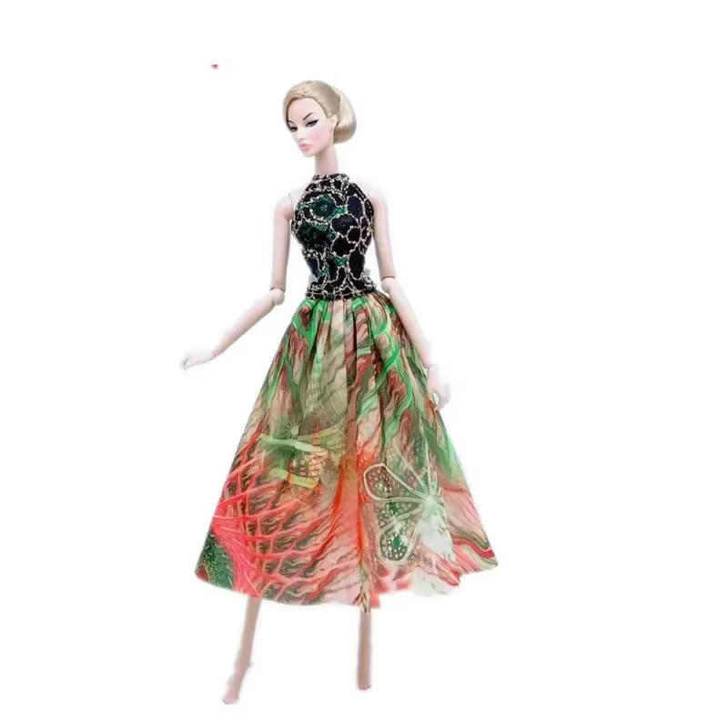 Vêtements de poupée de Style vert 11.5 pouces pour Barbie, tenues chemise et jupe pour Barbie, vêtem