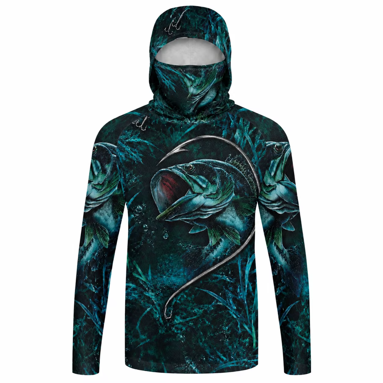 Sweat à capuche de pêche UPF 50+ – Protection solaire légère, chemise à capuche respirante à séchage