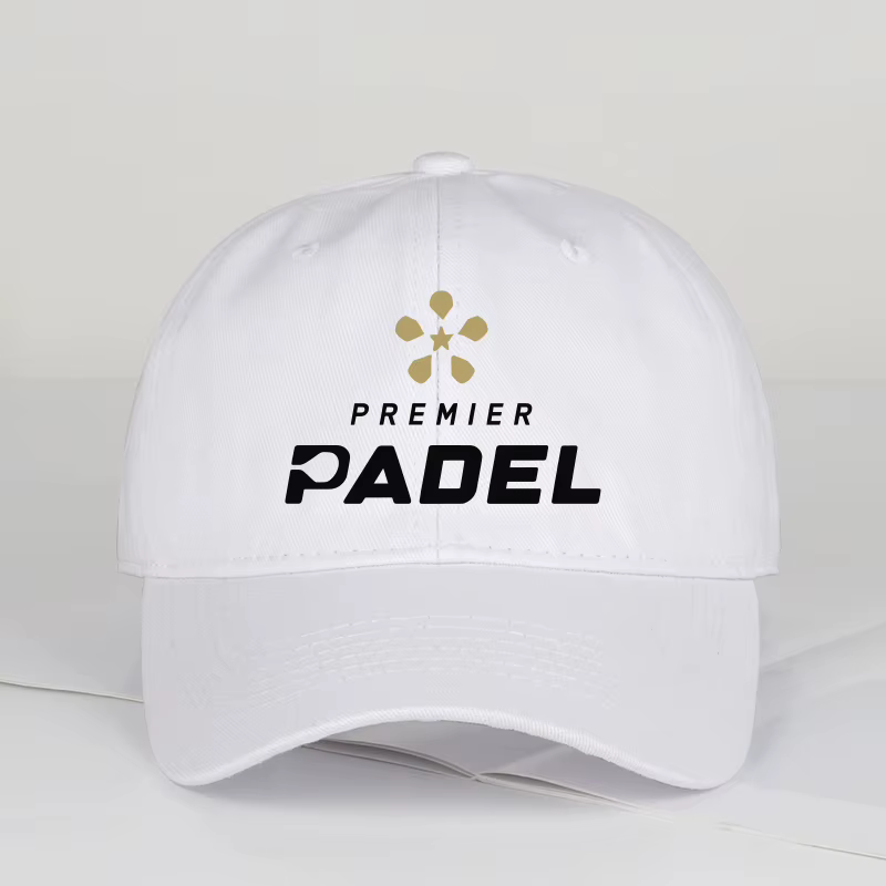 Casquette de baseball imprimée MLFO Premier Padel Soft-Peak, légère, respirante, réglable, style spo