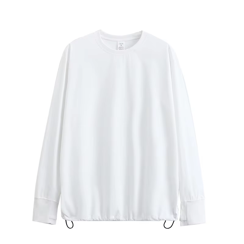 T-shirt à manches longues pour homme – Antibactérien 7A, protection UV, évacuation de l'humidité et 
