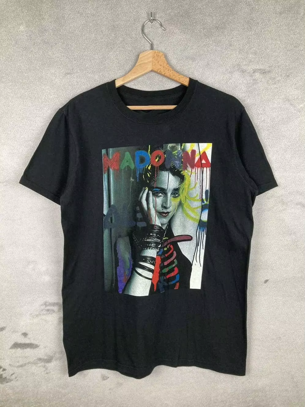 T-shirt en coton pour homme et femme, style vintage années 80, esthétique grunge, art de rue, photo 