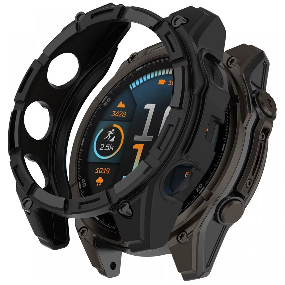 Étui de protection pour Garmin Fenix ​​8 51mm, coque de protection en Silicone souple résistante aux