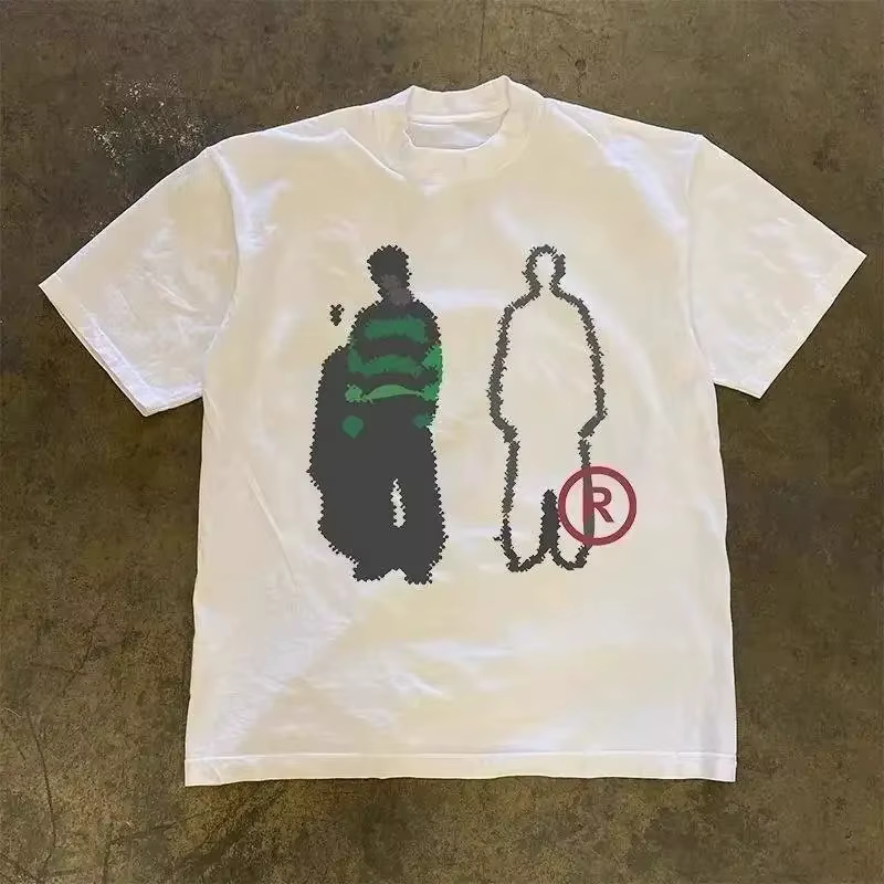T-shirt à manches courtes confortable et tendance pour l'été, style streetwear polyvalent pour homme