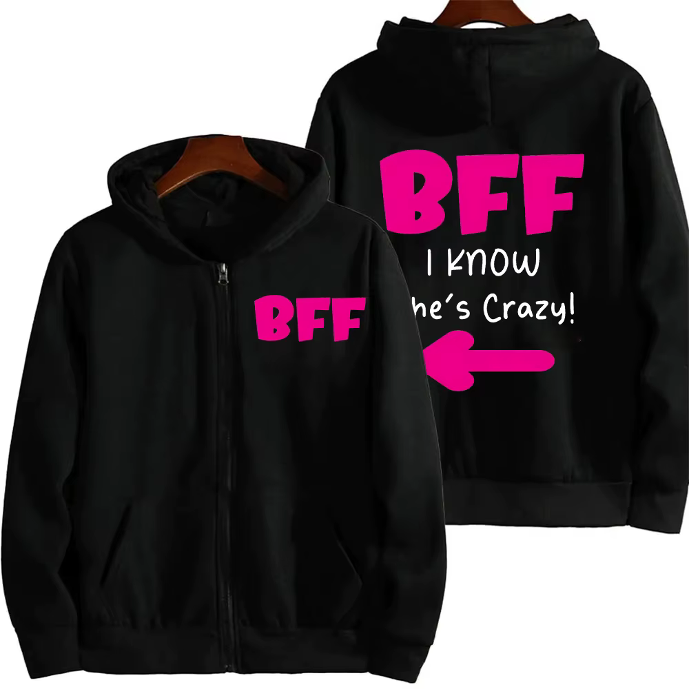 Sweat à capuche assorti pour meilleur ami, pour Bestie, drôle, voyage, tendance, pour filles, vacanc