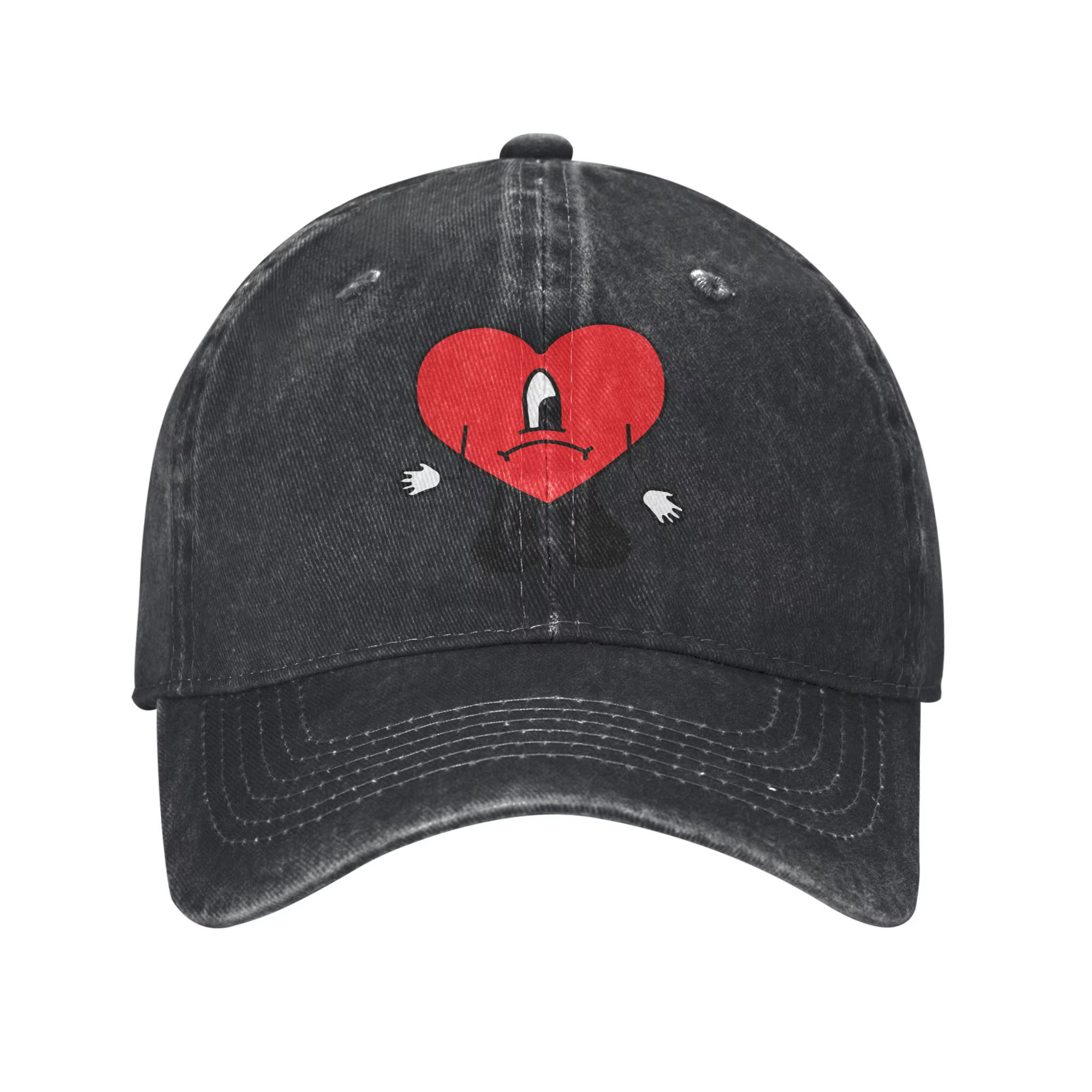 Casquette de Baseball Bad Bunny Merch unisexe, chapeaux à la mode, chapeau de camionneur réglable